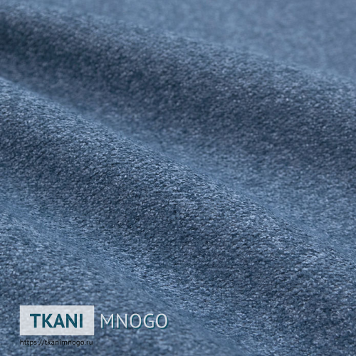 Фото фактуры велюра “Cf2504-7” (однотонный синий, голубой)