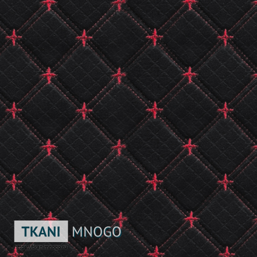 Фото материала велюра “1915-24” (ромб черный)