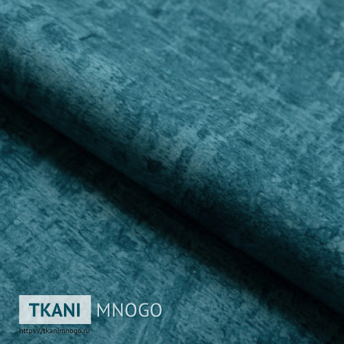 Фото ткани велюра “76” (узор зеленый)