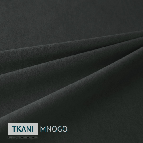 Фото обивки велюра “016” (однотонный серый)