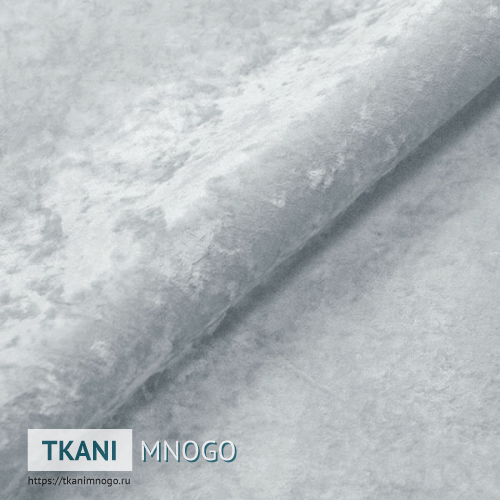 Фото обивки велюра “cf052-4” (однотонный серый)