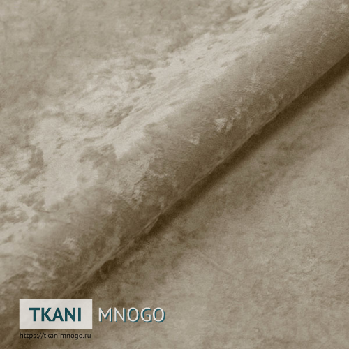 Фото фактуры велюра “cf052-7” (однотонный бежевый)