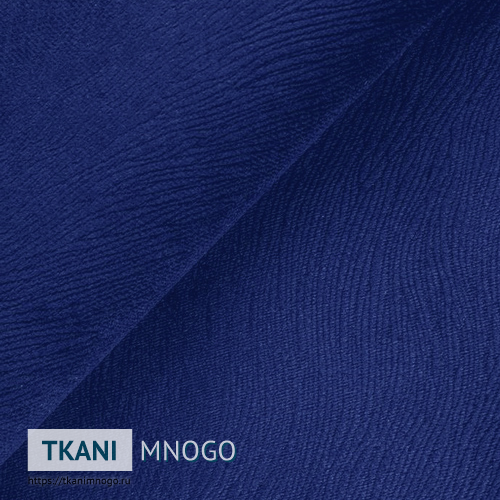Фото ткани велюра “13” [Форест/Forest-13](узор синий)
