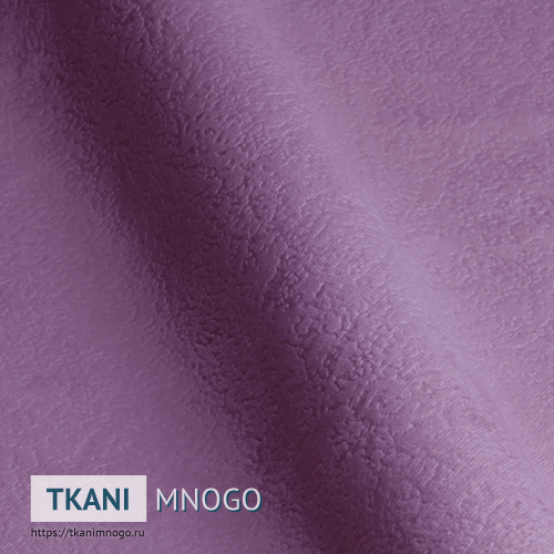 Фото ткани велюра “RJB20-11” (узор розовый, фиолетовый)