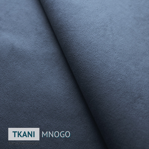 Фото внешнего вида велюра “RS-22” (однотонный голубой)